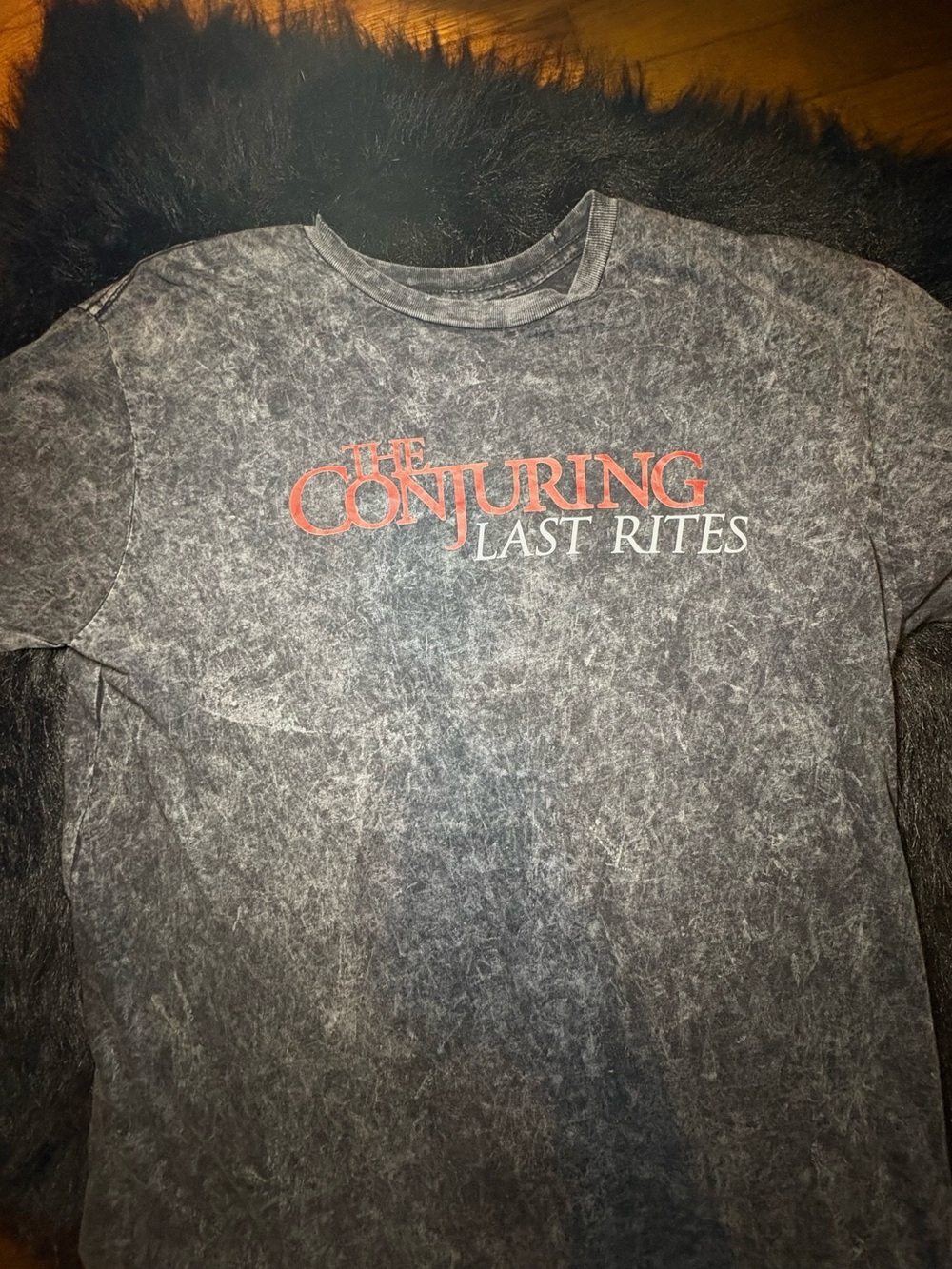 The Conjuring Last Rites Graphic Tee - Black Mineral Wash